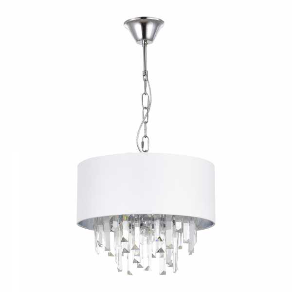 SLE1120-103-05 Светильник подвесной Хром/Белый E14 5*40W DAHLIA, изображение 2