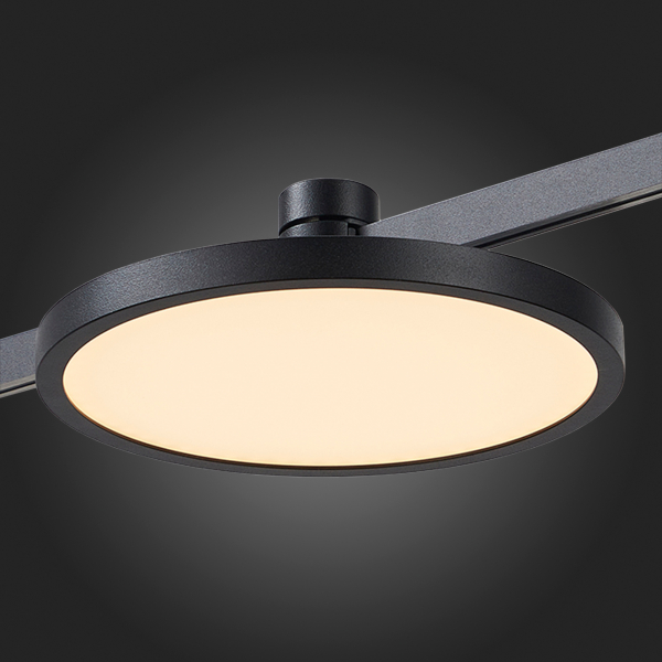 ST818.406.12 Магнитный трековый светильник FARM Черный LED 1*10W 3000K 500Lm Ra90 120 IP20 D168xH54 24V FARM, изображение 4
