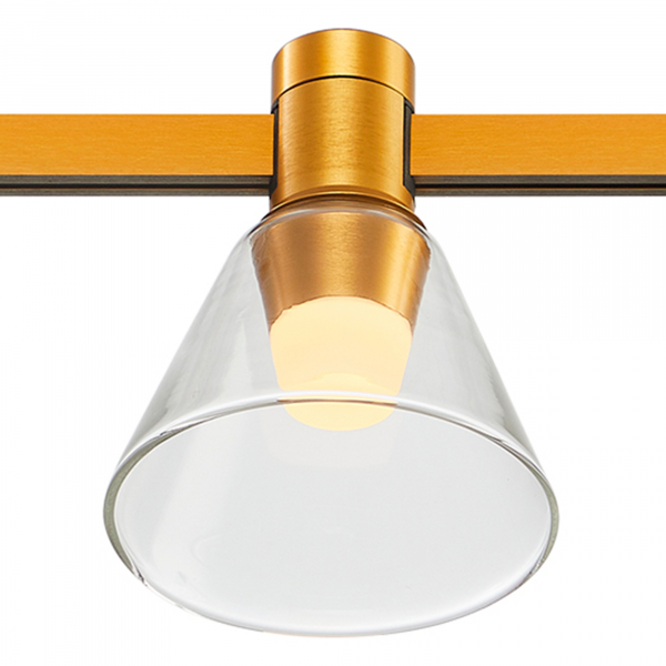 ST814.206.03 Магнитный трековый светильник FARM Золотистый LED 1*3W 3000K 89Lm Ra90 120 IP20 D90xH102 24V FARM, изображение 3