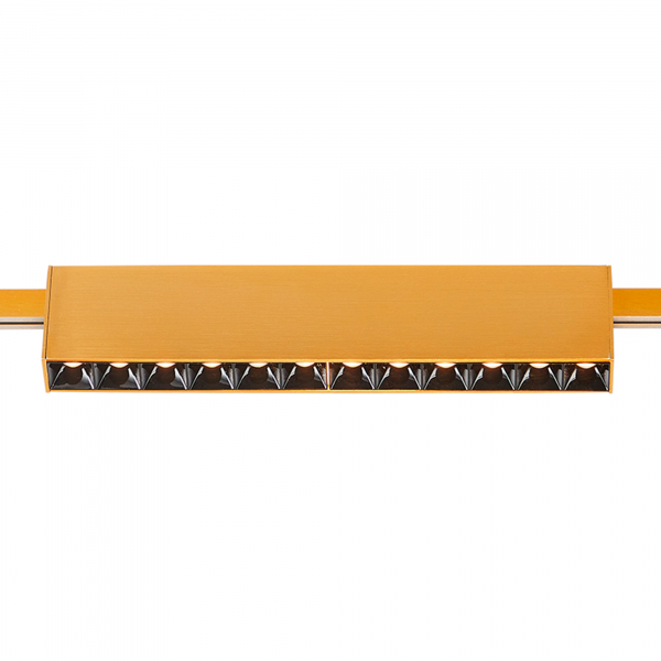 ST816.206.12 Магнитный трековый светильник FARM Золотистый LED 1*12W 3000K 706Lm Ra90 40 IP20 L232xW24xH48,5 24V FARM, изображение 3