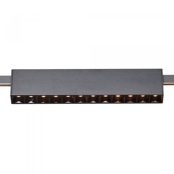 ST816.406.12 Магнитный трековый светильник FARM Черный LED 1*12W 3000K 609Lm Ra90 40 IP20 L232xW24xH48,5 24V FARM, изображение 3