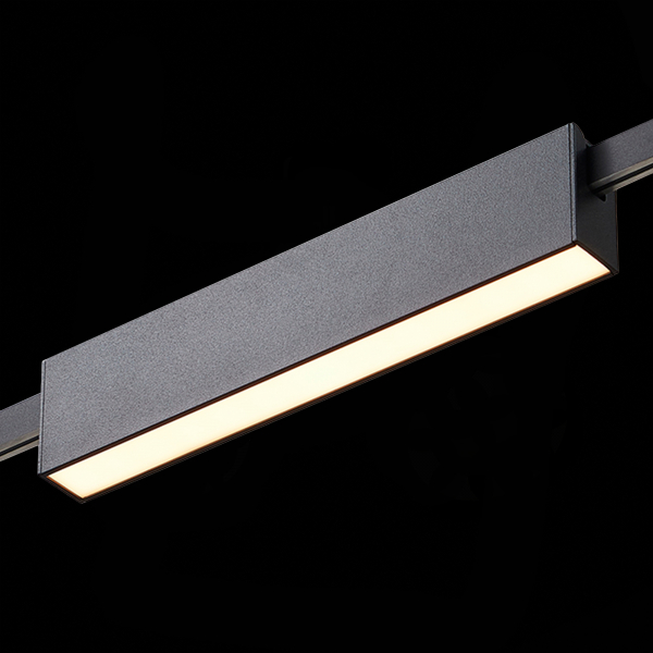 ST817.406.12 Магнитный трековый светильник FARM Черный LED 1*12W 3000K 576Lm Ra90 120 IP20 L232xW24xH48,5 24V FARM, изображение 5