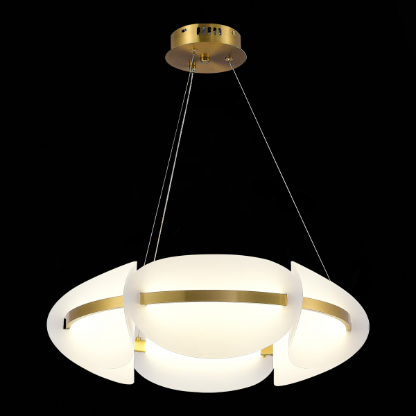 SL1304.203.45 Люстра подвесная ST-Luce Золотистый/Белый LED 1*45W 3000K ETOILE, изображение 4