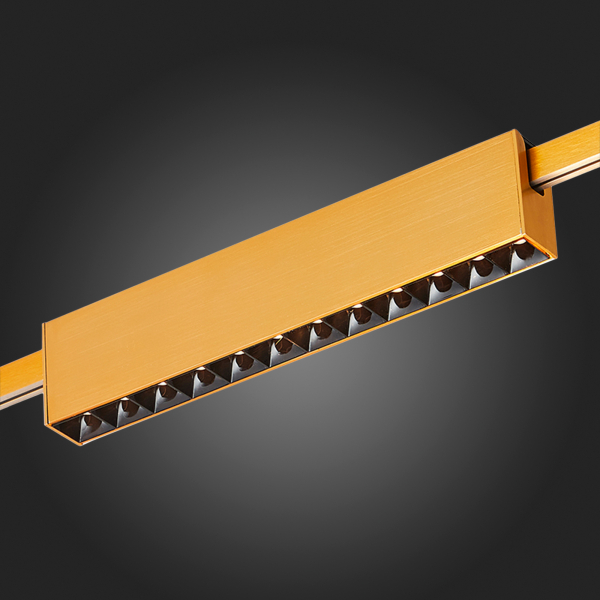 ST816.206.12 Магнитный трековый светильник FARM Золотистый LED 1*12W 3000K 706Lm Ra90 40 IP20 L232xW24xH48,5 24V FARM, изображение 5