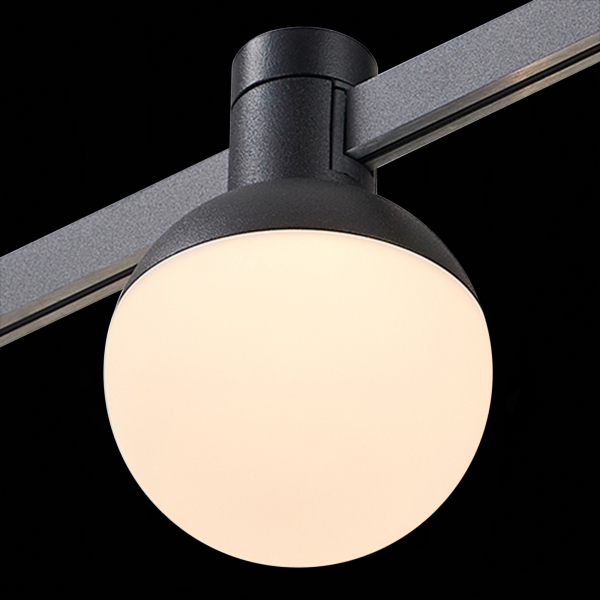 ST815.406.05 Магнитный трековый светильник FARM Черный LED 1*5W 3000K 78Lm Ra90 120 IP20 D75xH109 24V FARM, изображение 5