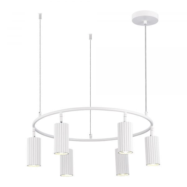 SL1213.503.06 Светильник подвесной ST-Luce Белый/Белый GU10 6*5W 4000K KENDO