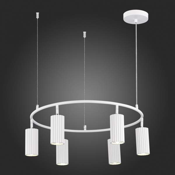 SL1213.503.06 Светильник подвесной ST-Luce Белый/Белый GU10 6*5W 4000K KENDO, изображение 4