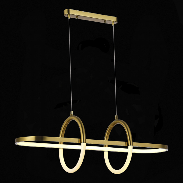 SL1579.313.01 Светильник подвесной ST-Luce Золотистый/Белый LED 1*48W 3000K MOFISTO, изображение 4