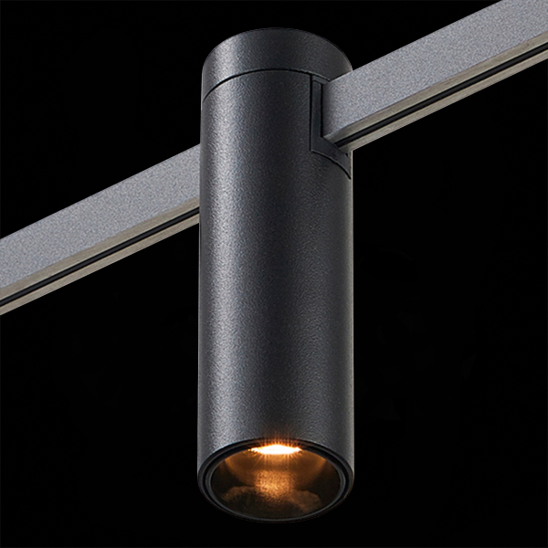 ST810.406.05 Магнитный трековый светильник FARM Черный LED 1*5W 3000K 227Lm Ra90 60 IP20 D35xH112 24V FARM, изображение 4