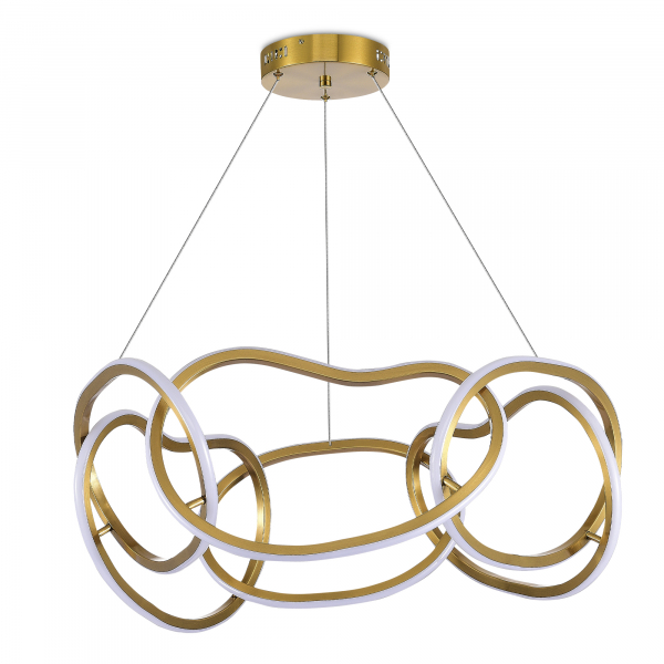SL6505.203.63 Светильник подвесной ST-Luce Золотистый/Золотистый LED 1*63W 4000K ABRA, изображение 2