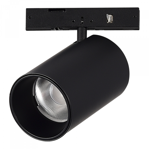 ST671.436.05 Магнитный трековый светильник Черный LED 1*5W 3000K 340Lm Ra&gt;90 36° IP20 D35xH58 24V SUPER5, изображение 3