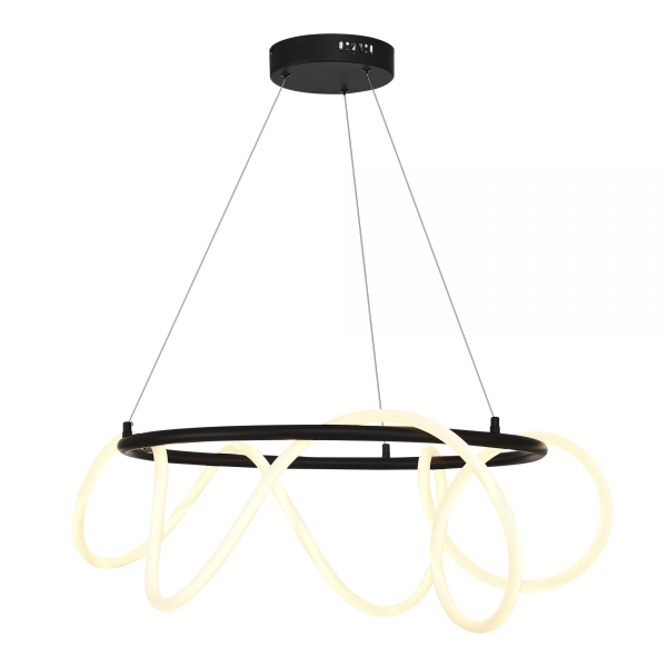 SL6102.403.55 Светильник подвесной ST-Luce Черный/Белый LED 1*35W 3000K SAGRATO