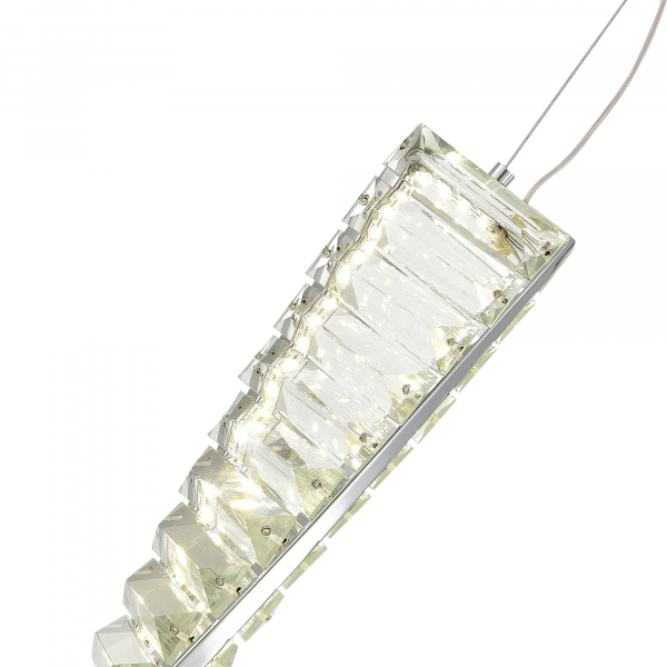 SL6205.103.01 Светильник подвесной ST-Luce Хром/Прозрачный LED 1*11W 3000K ELICA, изображение 3