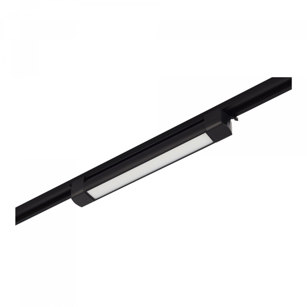 ST368.436.10 Св-к трек. Черный LED 1*10W 3000K 725Lm Ra90 120 IP20 L387xW49xH54 170-240VV Однофазная трековая система, изображение 3
