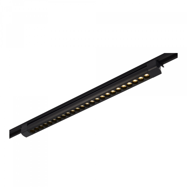 ST367.436.20.2 Св-к трек. Черный LED 1*20W 3000K 1 750Lm Ra90 24 IP20 L686xW49xH54 170-240VV Однофазная трековая система, изображение 2