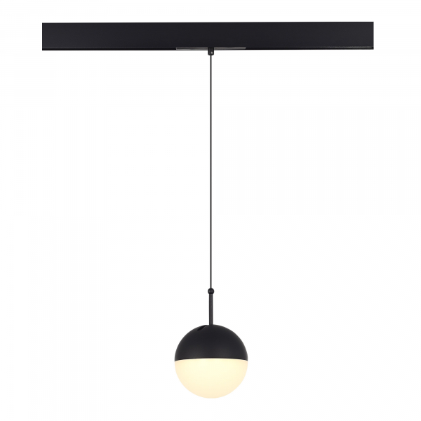 ST681.436.07 Магнитный трековый светильник Черный LED 1*7W 3000K Lm Ra90 120° IP20 D100xH- 48V SKYLINE 48, изображение 3