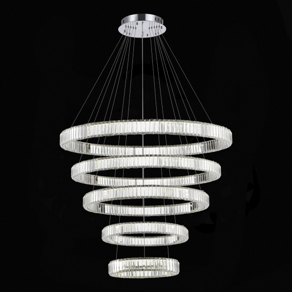 SL1622.113.05 Люстра подвесная ST-Luce Хром/Прозрачный LED 1*285W 4000K TIVOLI, изображение 3