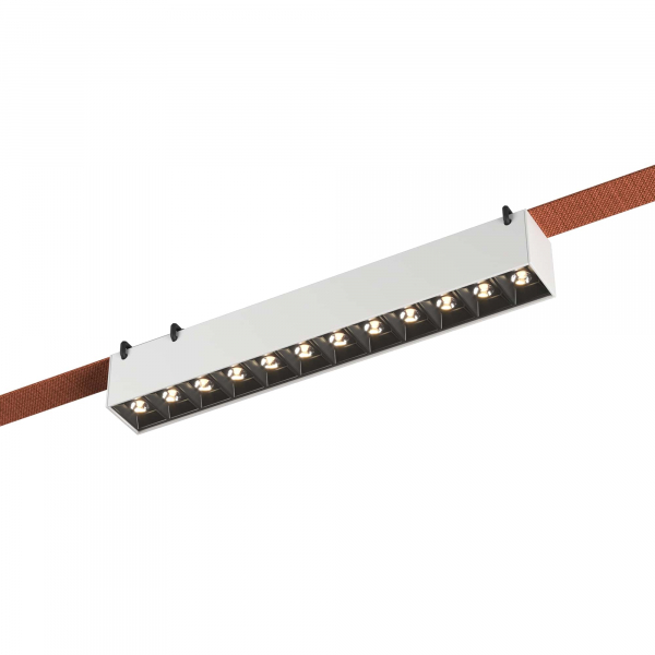 ST455.536.12 Св-к трек. Белый LED 1*12W 3000K 1 060Lm Ra90 24/40 IP20 L323xW40xH45 48V BAND