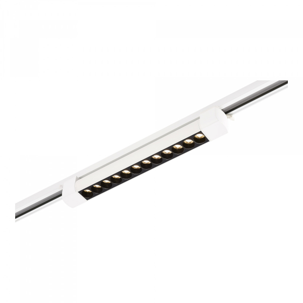 ST367.546.10 Св-к трек. Белый LED 1*10W 4000K 875Lm Ra90 24 IP20 L387xW49xH54 170-240VV Однофазная трековая система, изображение 2