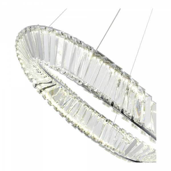 SL6204.101.01 Светильник подвесной ST-Luce Хром/Прозрачный LED 1*32W 4000K RITORTO, изображение 3