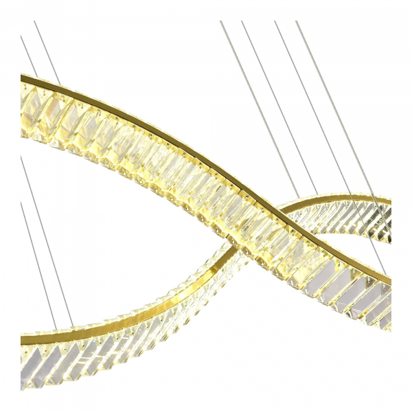 SL6206.303.50 Светильник подвесной ST-Luce Латунь/Прозрачный LED 1*50W 3000K ACENO, изображение 3