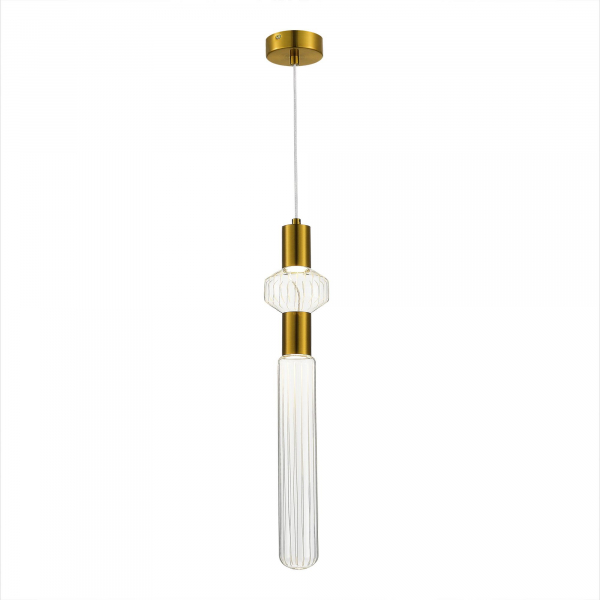Подвес SL6117.203.02 латунь/золотой LED 2*3W 3000K