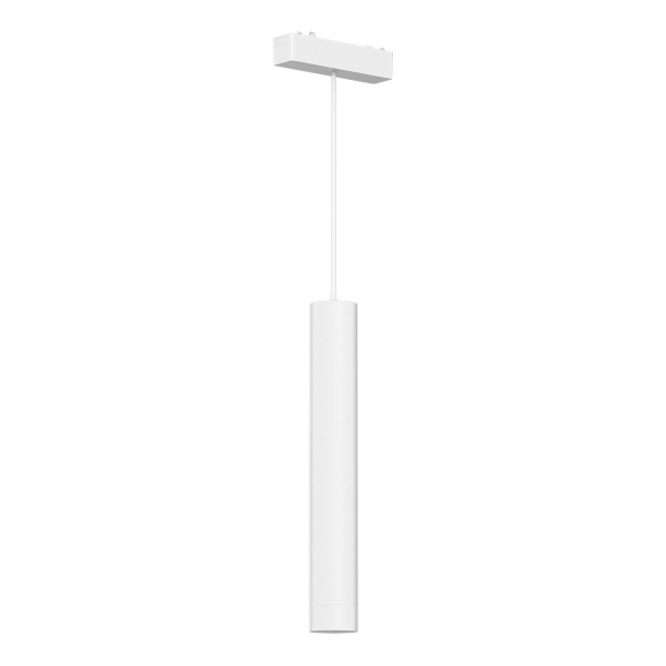 ST680.533.07 Магнитный трековый светильник Белый LED 1*7W 3000K 430Lm Ra&gt;90 36° IP20 D30xH300 48V SKYFLAT