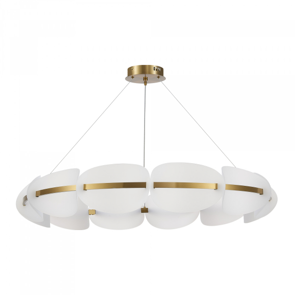 SL1304.203.65 Люстра подвесная ST-Luce Золотистый/Белый LED 1*65W 3000K ETOILE, изображение 2