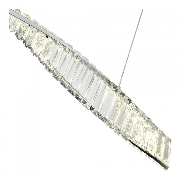 SL6205.113.01 Светильник подвесной ST-Luce Хром/Прозрачный LED 1*21W 3000K ELICA, изображение 3