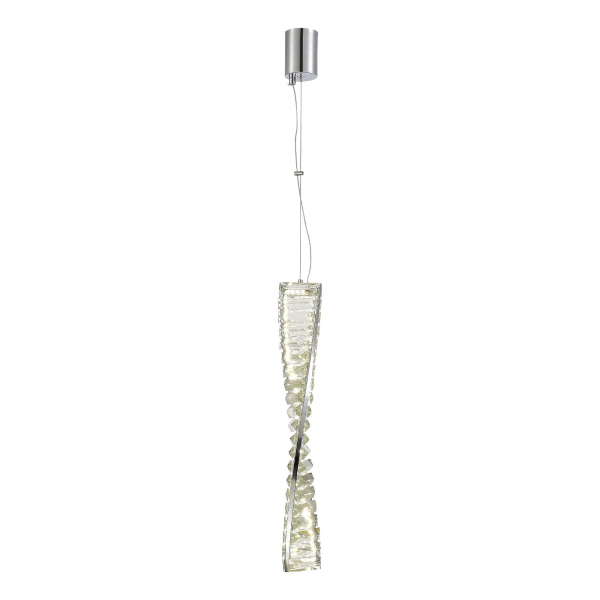 SL6205.103.01 Светильник подвесной ST-Luce Хром/Прозрачный LED 1*11W 3000K ELICA