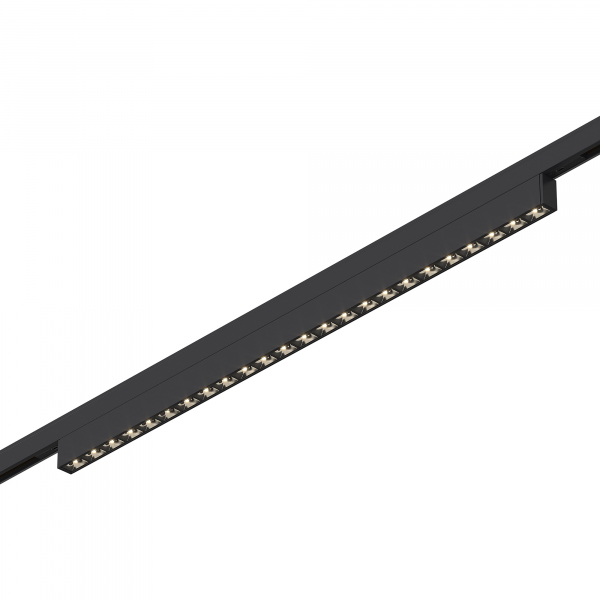 ST666.446.20 Магнитный трековый светильник Черный LED 1*20W 4000K 1 060Lm Ra&gt;90  IP20 L387xW10xH18 24V SUPER5