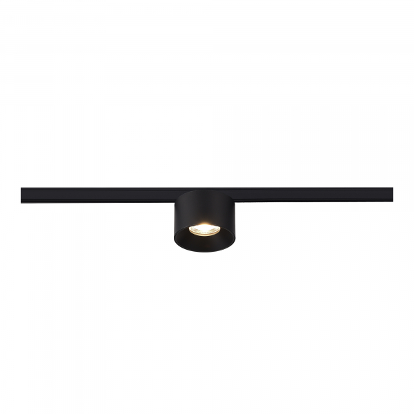 ST669.436.05 Магнитный трековый светильник Черный LED 1*5W 3000K 350Lm Ra&gt;90 36° IP20 D60xH37 24V SUPER5, изображение 2