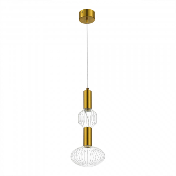 Подвес SL6117.223.02 Латунь/Золотой LED 2*3W 3000K, изображение 2