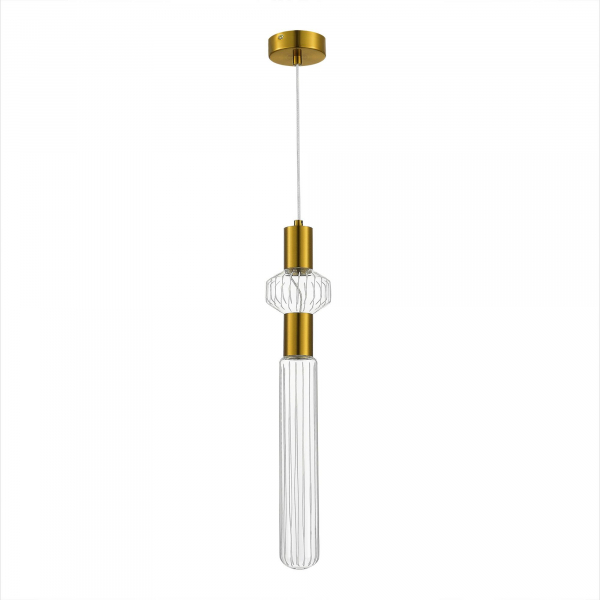 Подвес SL6117.203.02 латунь/золотой LED 2*3W 3000K, изображение 2