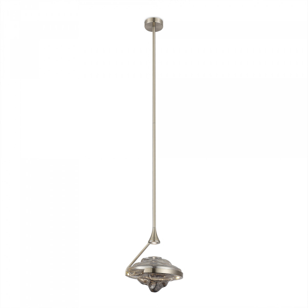 SL6115.103.01 Светильник подвесной ST-Luce Никель/Дымчато-Серый LED 1*19W 3000K AMARA