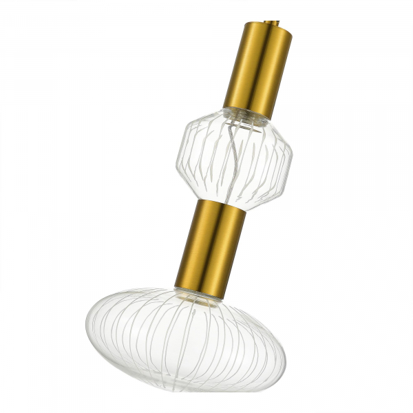 Подвес SL6117.223.02 Латунь/Золотой LED 2*3W 3000K, изображение 3