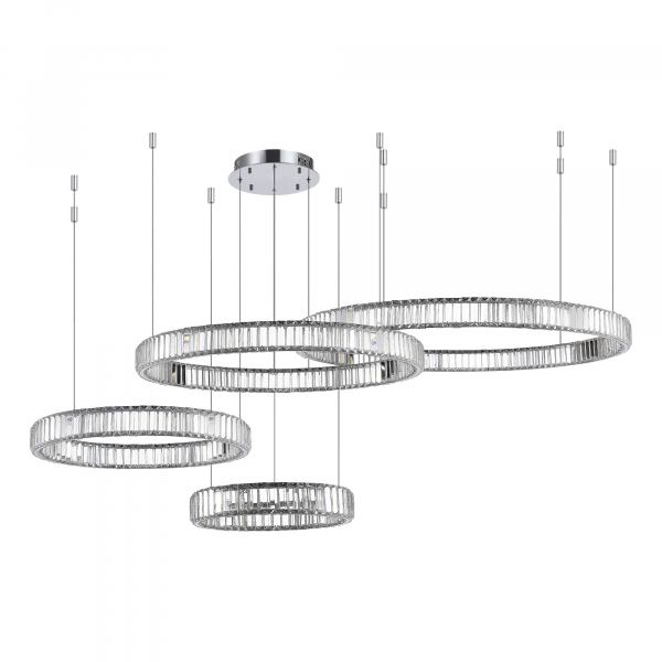 SL1622.103.04 Люстра подвесная ST-Luce Хром/Прозрачный LED 1*190W 4000K TIVOLI, изображение 2
