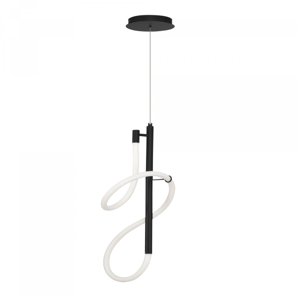SL6102.403.16 Светильник подвесной ST-Luce Черный/Белый LED 1*16W 3000K SAGRATO, изображение 2