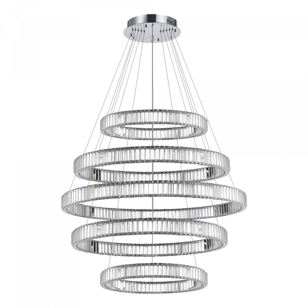 SL1622.103.05 Люстра подвесная ST-Luce Хром/Прозрачный LED 1*255W 4000K TIVOLI, изображение 2