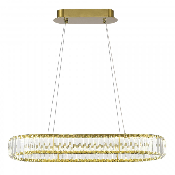 SL1622.323.01 Светильник подвесной ST-Luce Латунь/Прозрачный LED 1*60W 4000K TIVOLI, изображение 3