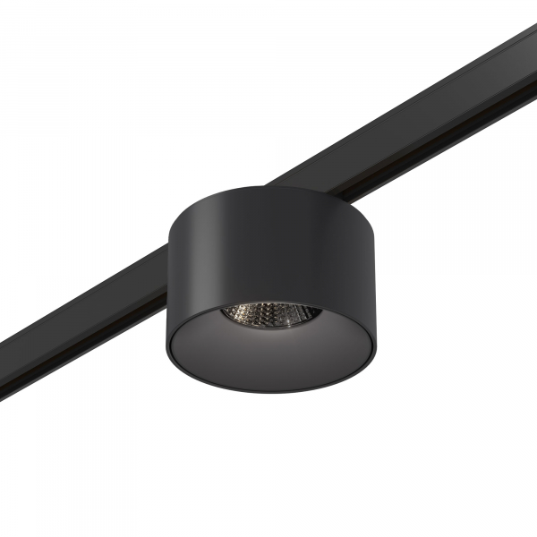 ST669.436.05 Магнитный трековый светильник Черный LED 1*5W 3000K 350Lm Ra&gt;90 36° IP20 D60xH37 24V SUPER5