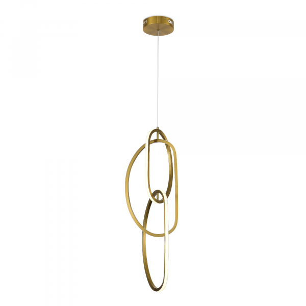 SL6505.213.42 Подвес ST-Luce Золотистый/Золотистый LED 1*42W 4000K ABRA
