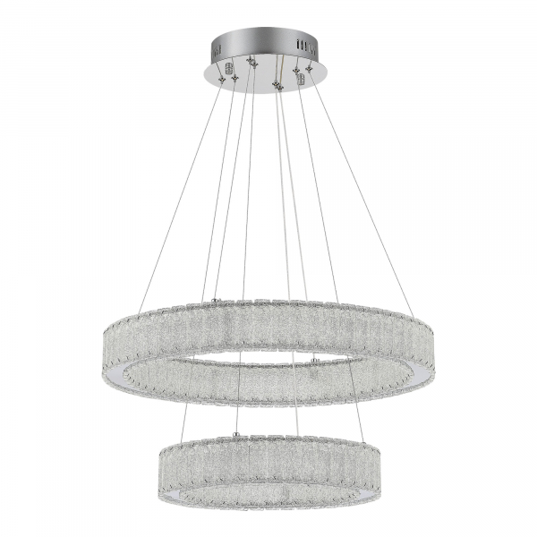 SL6008.103.02 Люстра подвесная ST-Luce Хром/Хром LED 2*50W 3000K LATOZZO, изображение 2