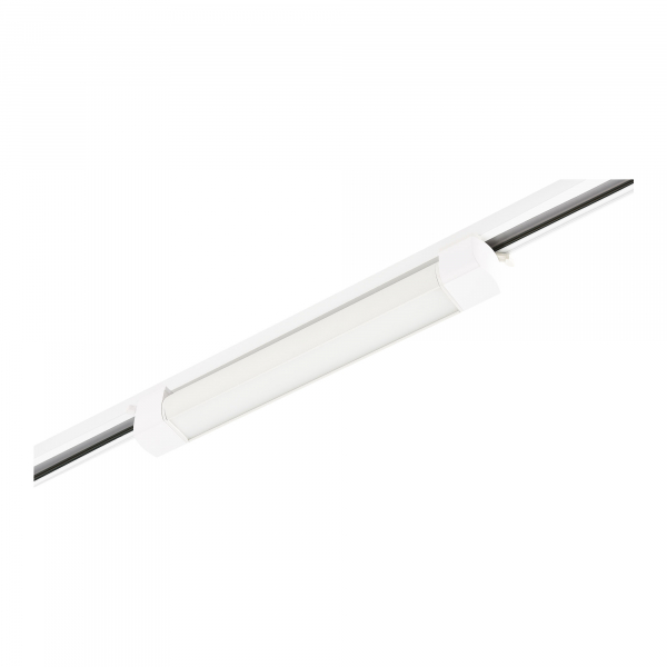 ST368.536.10 Св-к трек. Белый LED 1*10W 3000K 725Lm Ra90 120 IP20 L387xW49xH54 170-240VV Однофазная трековая система, изображение 3
