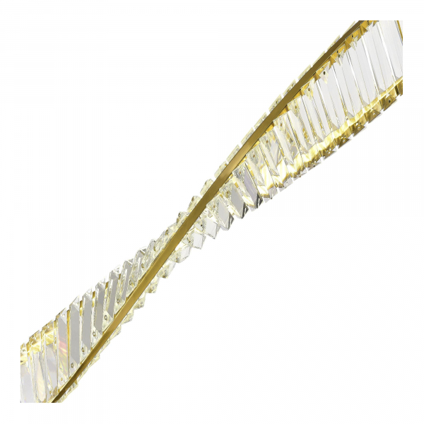 SL6205.323.01 Светильник подвесной ST-Luce Латунь/Прозрачный LED 1*25W 3000K ELICA, изображение 3
