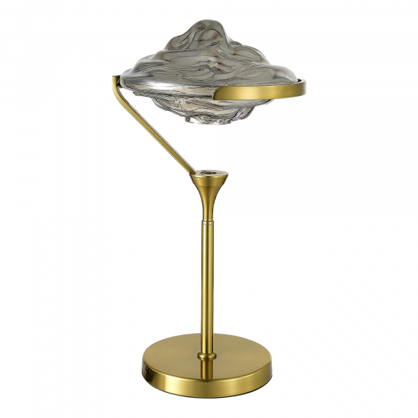 SL6115.304.01 Прикроватная лампа ST-Luce Латунь/Дымчато-Серый LED 1*19W 3000K AMARA, изображение 2