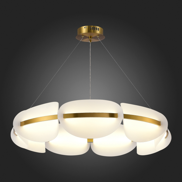 SL1304.203.56 Люстра подвесная ST-Luce Золотистый/Белый LED 1*56W 3000K ETOILE, изображение 5