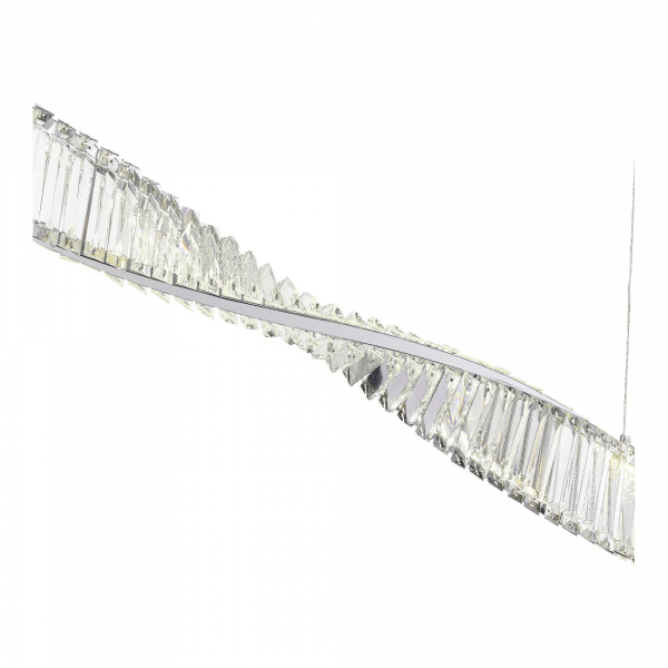 SL6205.123.01 Светильник подвесной ST-Luce Хром/Прозрачный LED 1*25W 3000K ELICA, изображение 3