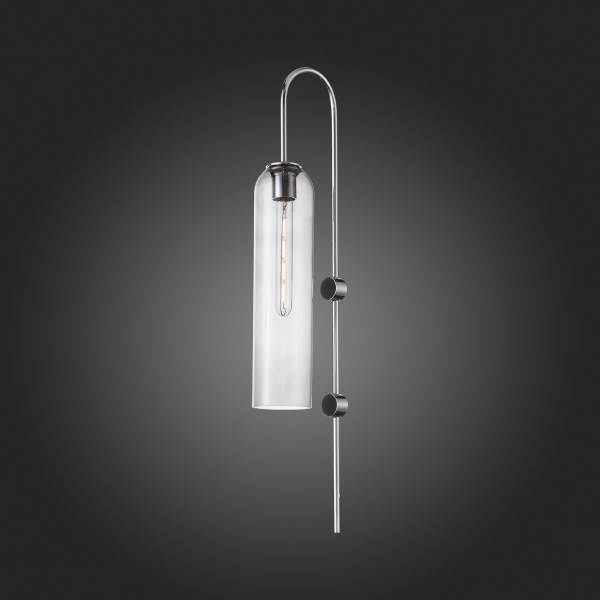 SL1145.141.01 Светильник настенный ST-Luce Хром/Дымчатый E27 1*60W CALLANA, изображение 7