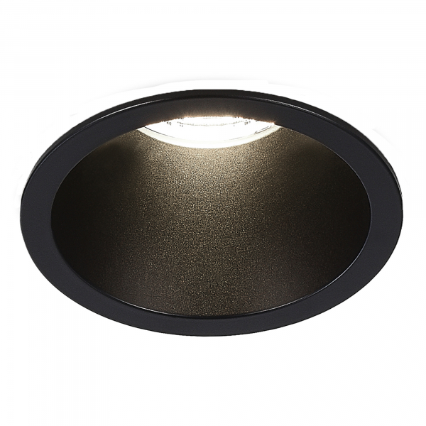 ST754.448.07 Св-к встр. Черный LED 1*7W 4000K 560Lm Ra&gt;90 60° IP20 D60xH79 100-240V Встраиваемые светильники